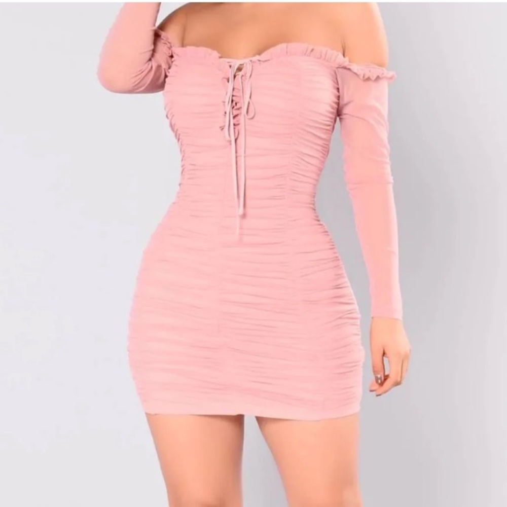 NWT Fashion Nova Maura Mesh Dress
